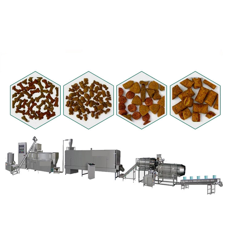 Popular Industrial Small Scale Dry Dog Food Production Machine for