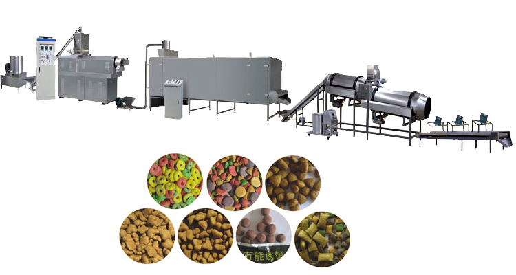 Dog food extrusion machinery