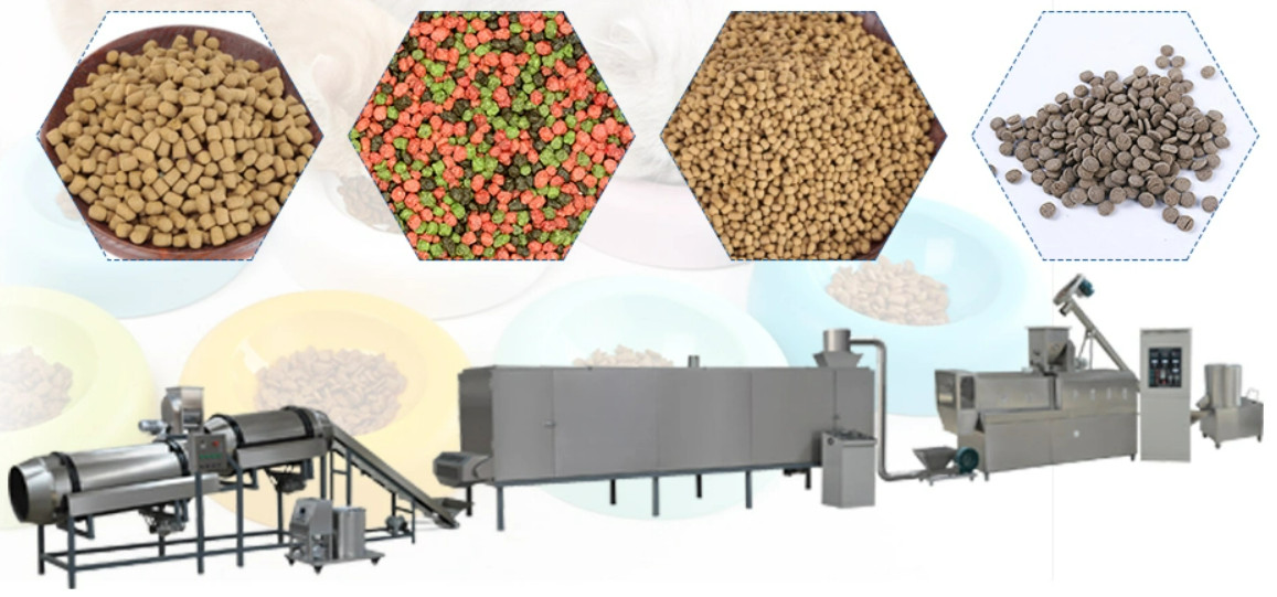 Dry dog food pellet machine