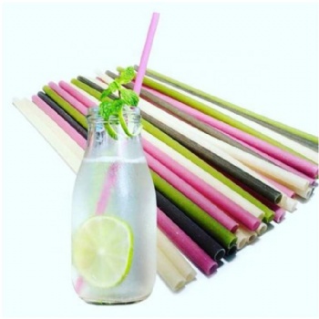 Degradable rice drinking straw machine