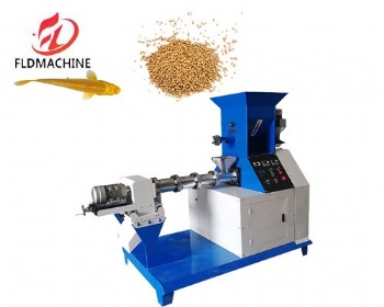 Single screw fish food extruder