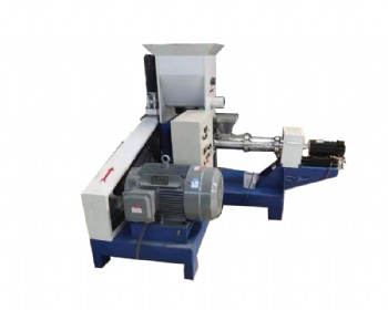 Aquatic floating fish food extruder machine