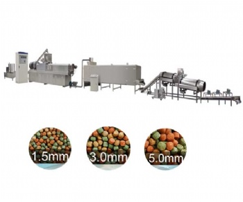 Fish feed production plant