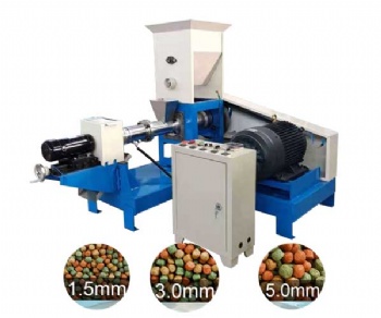 Fish feed processing machine