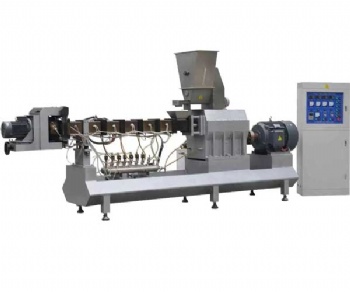 Spaghetti tube screw pasta processing line